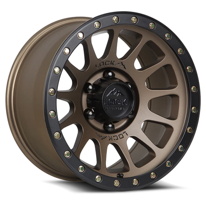 Lock Off Road Wheels ロックオフロード ホイール YOSEMITE | Matte Desert Bronze w/ Matte Black Ring