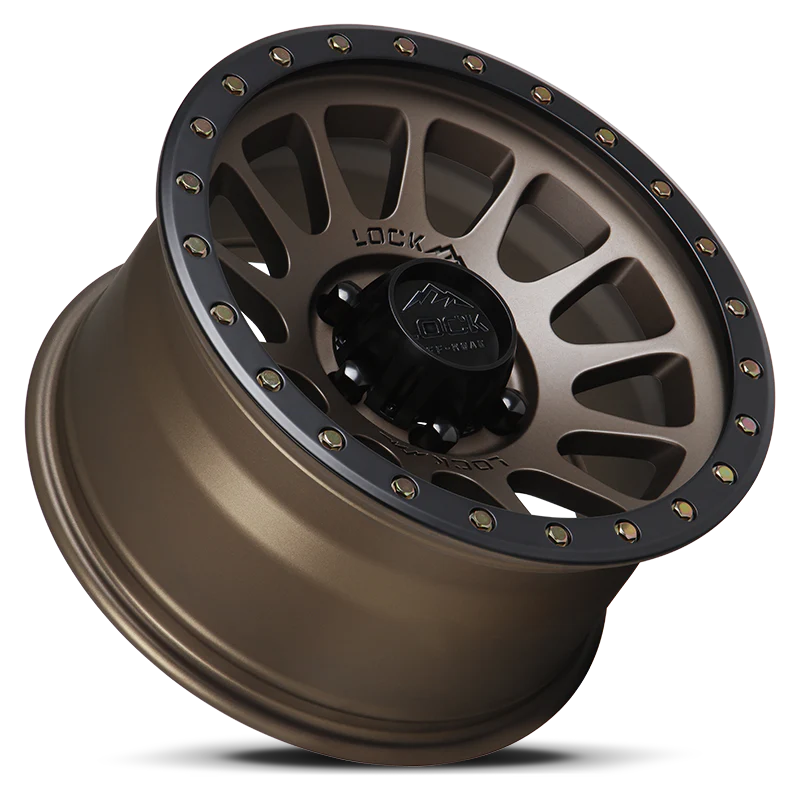 Lock Off Road Wheels ロックオフロード ホイール YOSEMITE | Matte Desert Bronze w/ Matte Black Ring