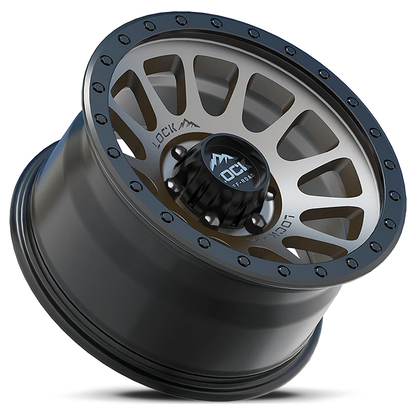 Lock Off Road Wheels ロックオフロード ホイール YOSEMITE | Matte Gray w/ Matte Black Ring