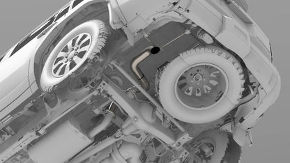 NYTOP Titanium アクスルダンプエキゾースト (ランンクル250/GX550用)