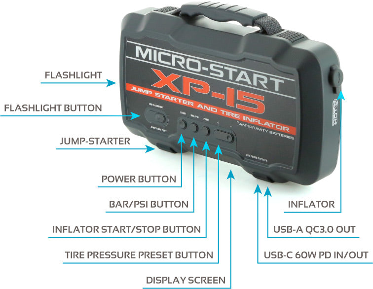 Antigravity Batteries アンチグラビティ バッテリーズ XP-15 Micro-Start