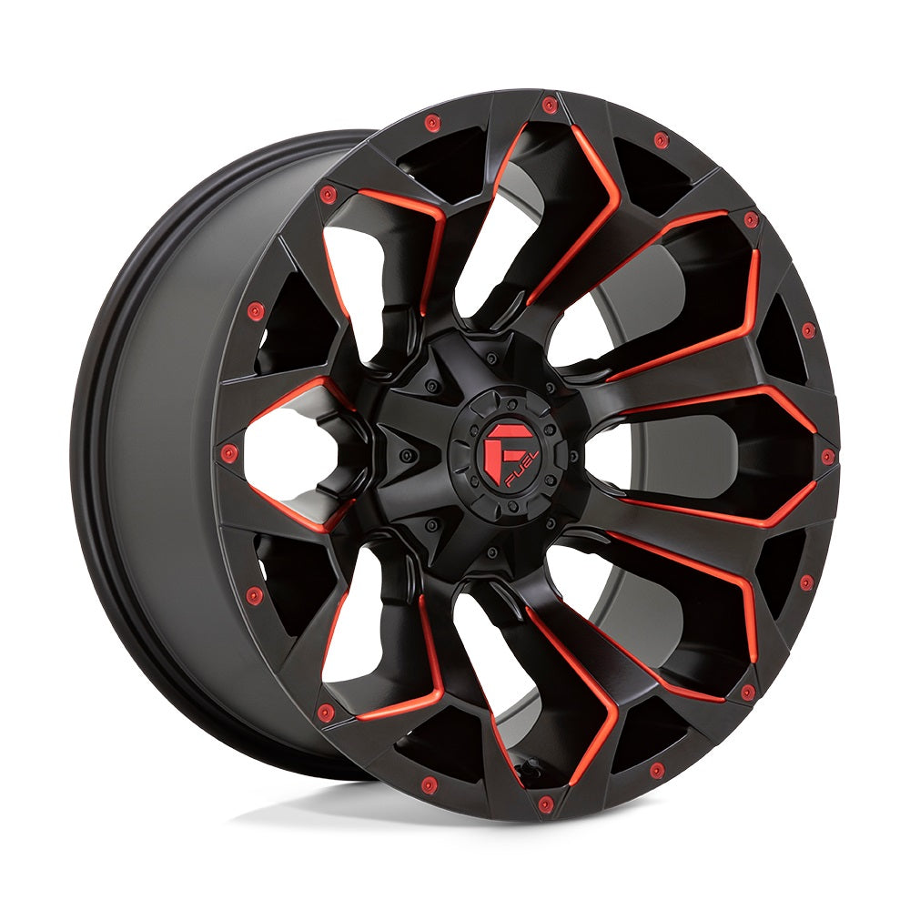 Fuel Off Road フューエルオフロード ホイール D787 ASSAULT | MATTE BLACK RED MILLED