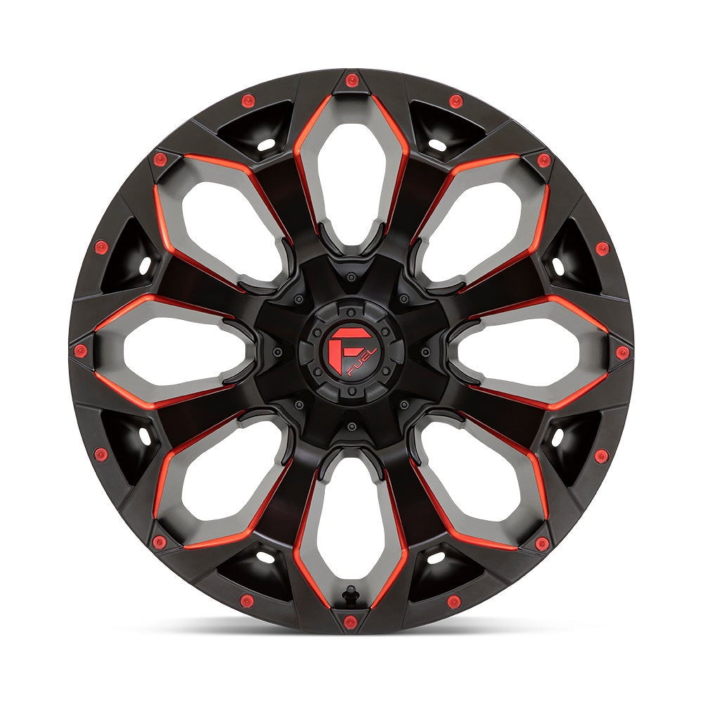 Fuel Off Road フューエルオフロード ホイール D787 ASSAULT | MATTE BLACK RED MILLED