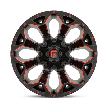 Fuel Off Road フューエルオフロード ホイール D787 ASSAULT | MATTE BLACK RED MILLED