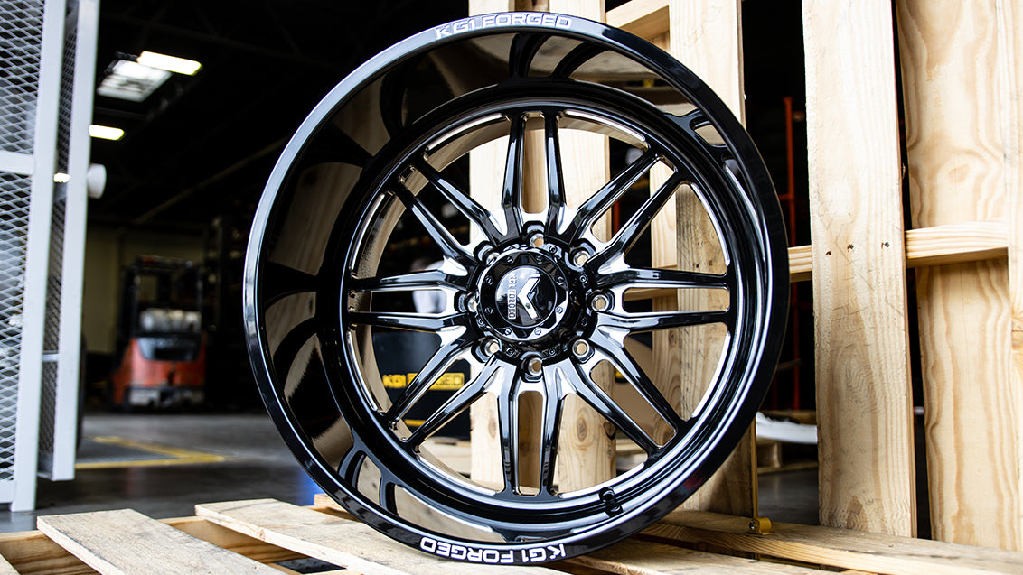 KG1 FORGED ホイール KF002 ARISTO | GLOSS BLACK MILLED