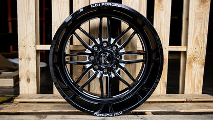 KG1 FORGED ホイール KF002 ARISTO | GLOSS BLACK MILLED