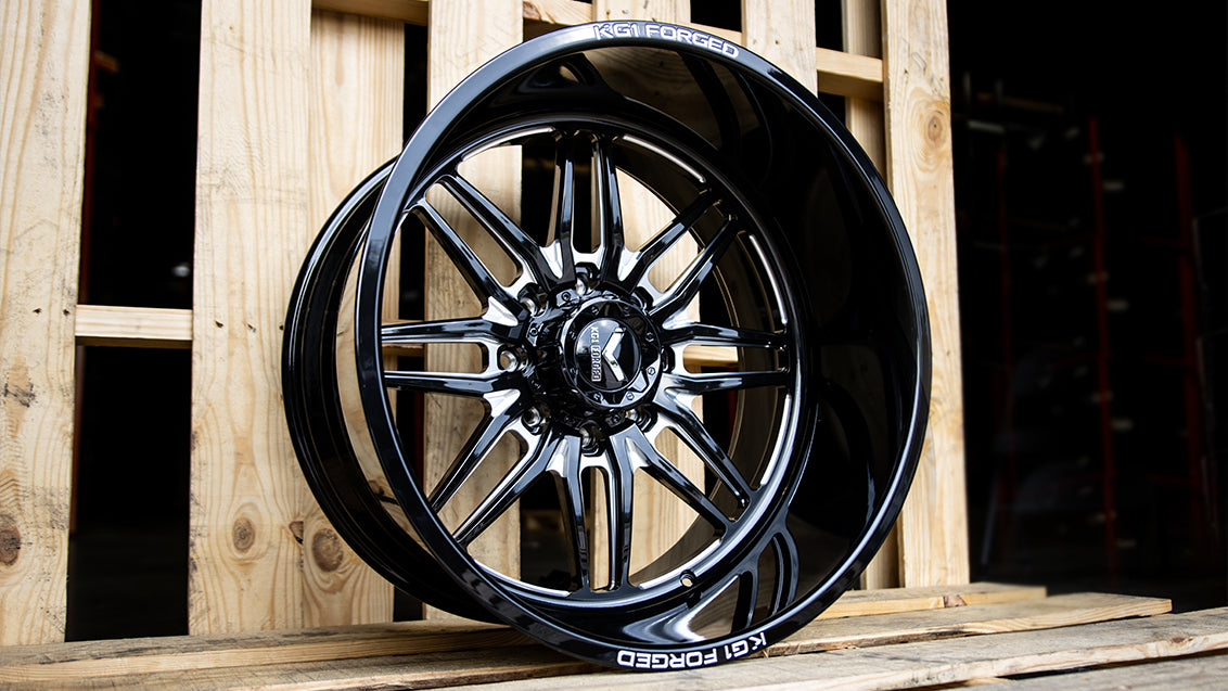 KG1 FORGED ホイール KF002 ARISTO | GLOSS BLACK MILLED
