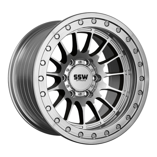 SSW Off Road BEADLOCK DAKAR | MACHINED SILVER