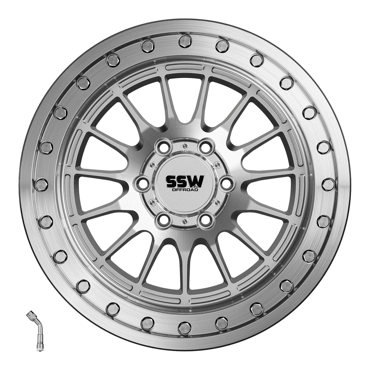 SSW Off Road BEADLOCK DAKAR | MACHINED SILVER