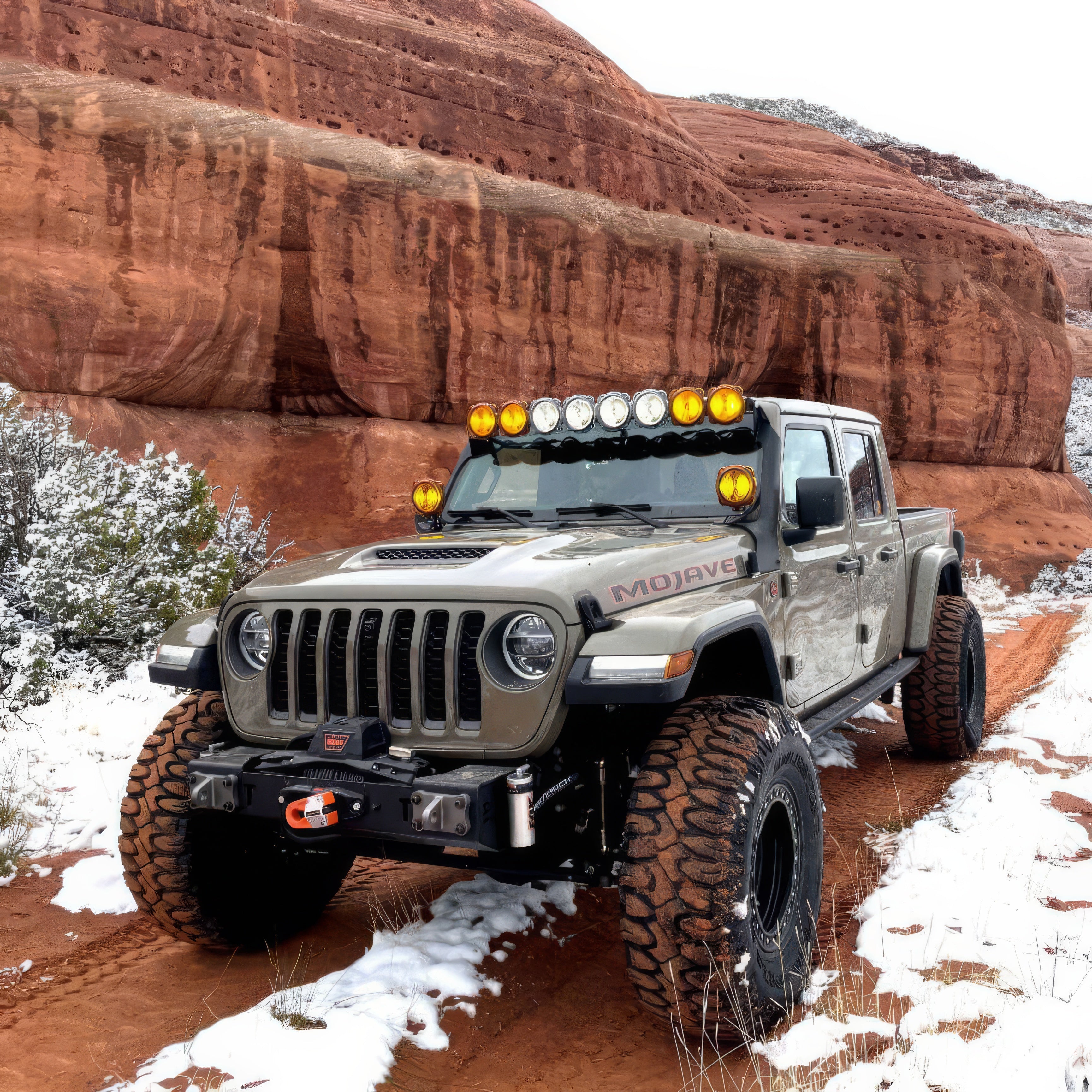 KC HiLiTES Jeep専用 Gravity Pro6 LEDライトバー システム (JL・JT