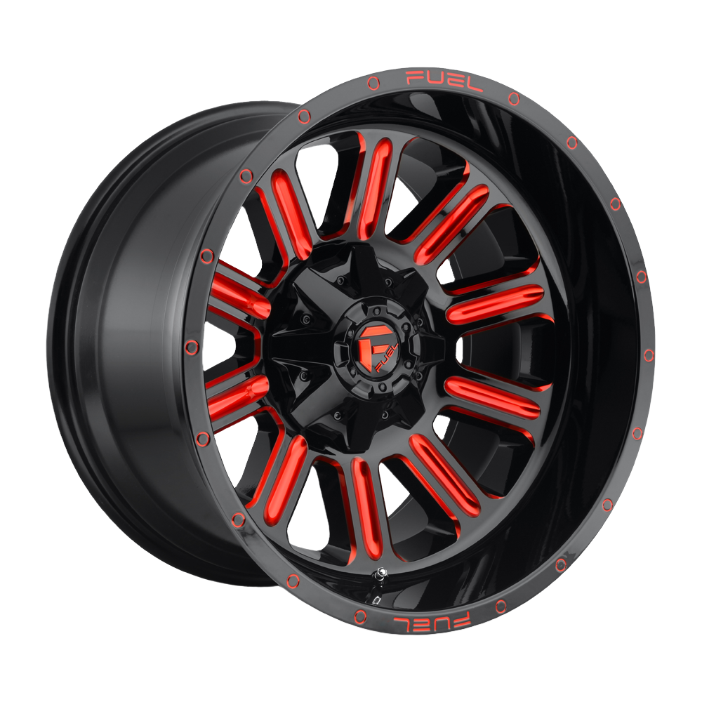 Fuel Off Road フューエルオフロード ホイール D621 HARDLINE | GLOSS BLACK RED TINTED CLEAR