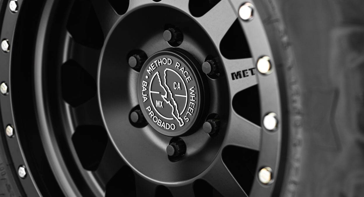 Method Race Wheels メソッド ホイール Center Cap センターキャップ BAJA Proven バハ プルーヴン プッシュスルー Black