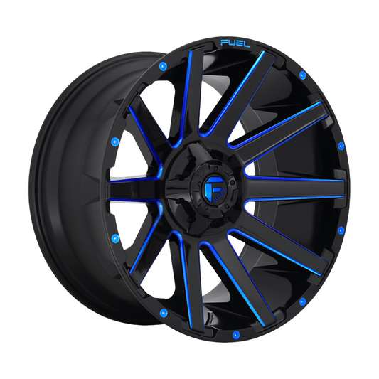 Fuel Off Road フューエルオフロード ホイール D644 CONTRA | GLOSS BLACK BLUE TINTED CLEAR