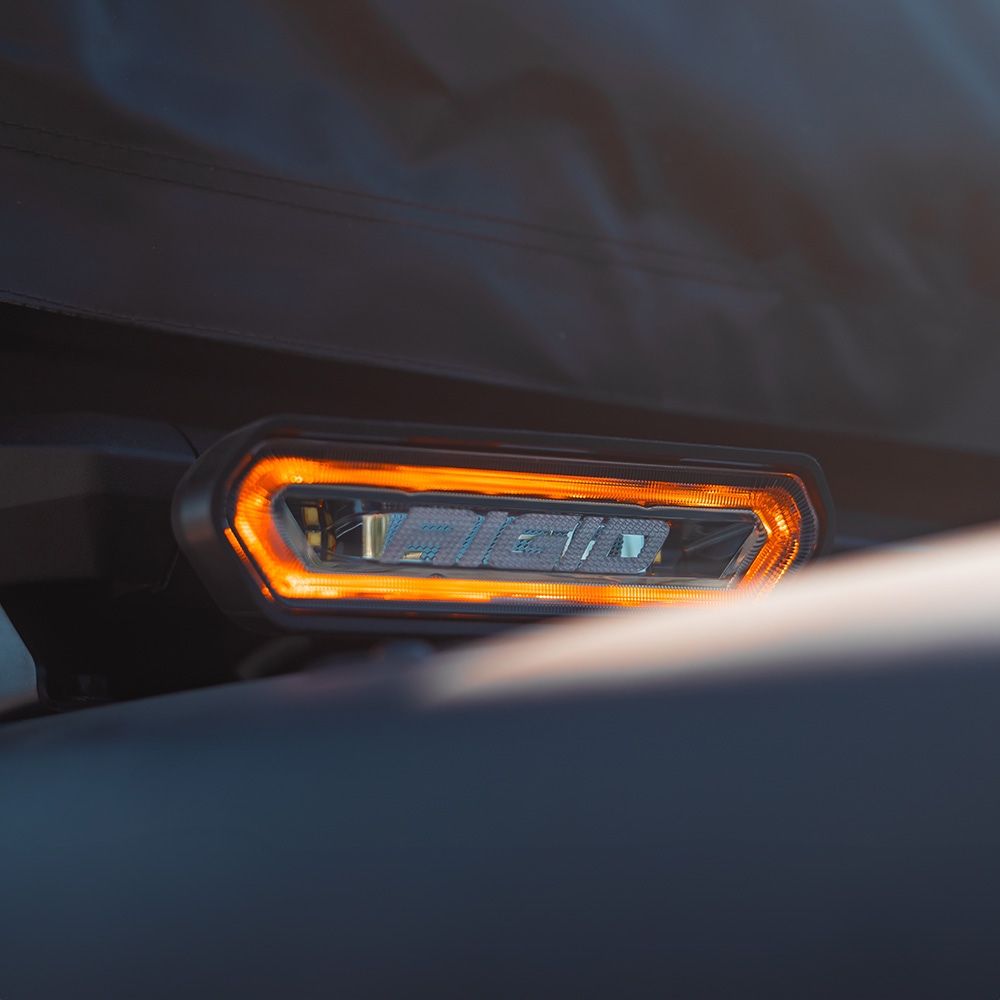 Rigid Industries チェイスライト (レッド/ブルー/アンバー)