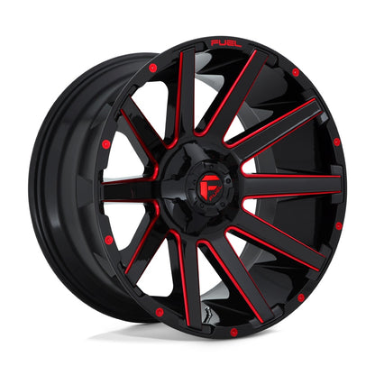 Fuel Off Road フューエルオフロード ホイール D643 CONTRA | GLOSS BLACK RED TINTED CLEAR