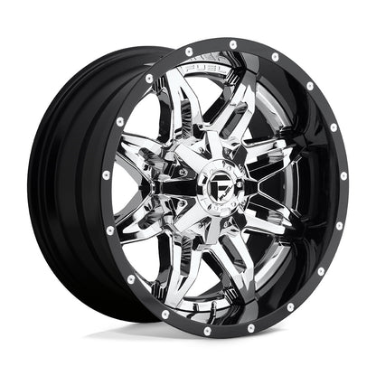 Fuel Off Road フューエルオフロード ホイール D266 LETHAL | CHROME PLATED GLOSS BLACK LIP