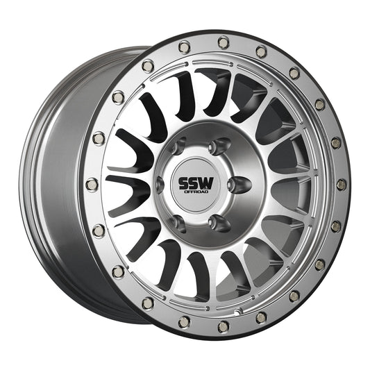 SSW Off Road DAKAR EVO | MACHINED SILVER