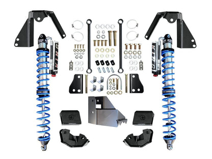 EVO Manufacturing  14インチトラベルx2.5インチ径 ボルトオンリアコイルオーバー(JL)
