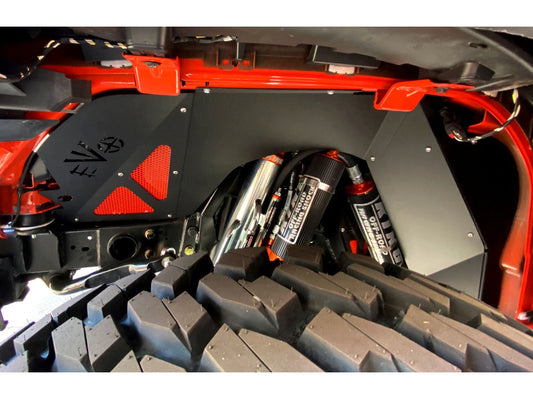 EVO Manufacturing  フロントアルミニウムインナーフェンダー (JL/JT)