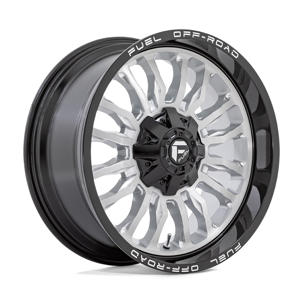 Fuel Off Road フューエルオフロード ホイール D798 ARC | SILVER BRUSHED FACE W/ MILLED BLACK LIP