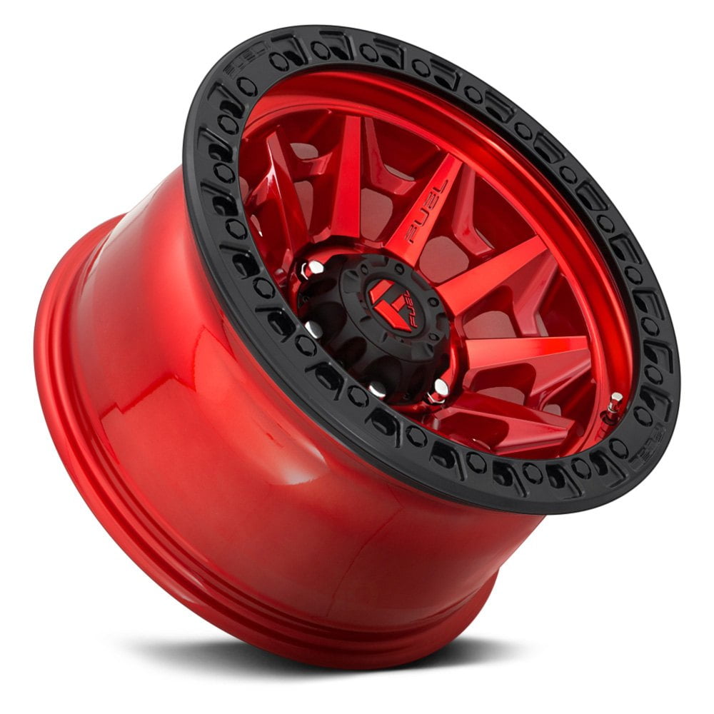 Fuel Off Road フューエルオフロード ホイール D695 COVERT | CANDY RED BLACK BEAD RING