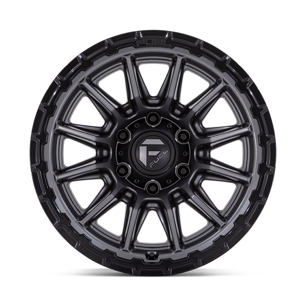 Fuel Off Road フューエルオフロード ホイール FC866 PISTON | MATTE GUNMETAL W/ GLOSS BLACK LIP