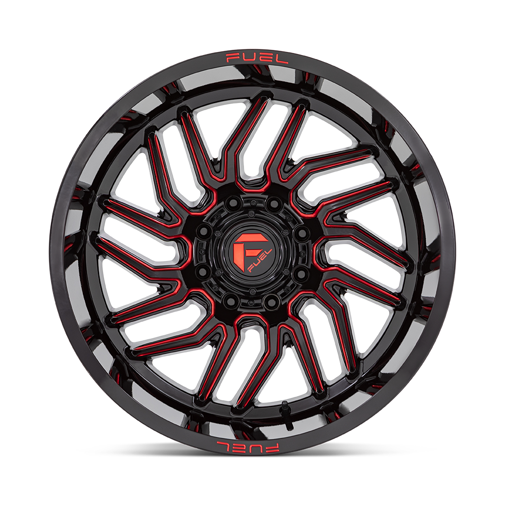 Fuel Off Road フューエルオフロード ホイール D808 HURRICANE | GLOSS BLACK MILLED RED TINT