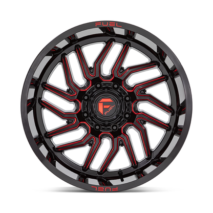 Fuel Off Road フューエルオフロード ホイール D808 HURRICANE | GLOSS BLACK MILLED RED TINT