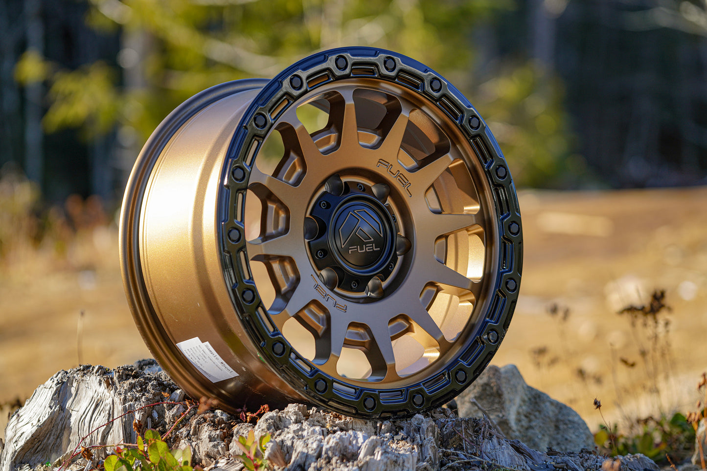 Fuel Off Road フューエルオフロード ホイール FC884 FORTRESS | MATTE BRONZE W GLOSS BLACK LIP