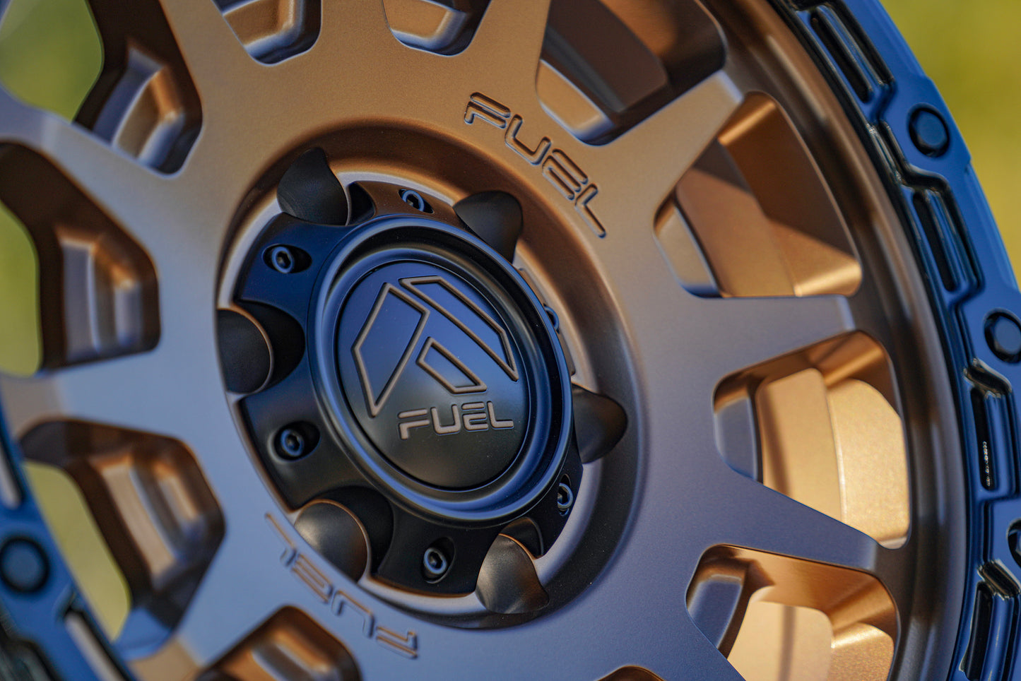 Fuel Off Road フューエルオフロード ホイール FC884 FORTRESS | MATTE BRONZE W GLOSS BLACK LIP