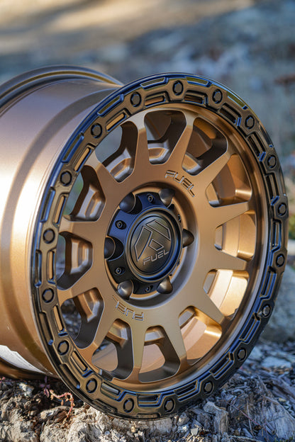 Fuel Off Road フューエルオフロード ホイール FC884 FORTRESS | MATTE BRONZE W GLOSS BLACK LIP