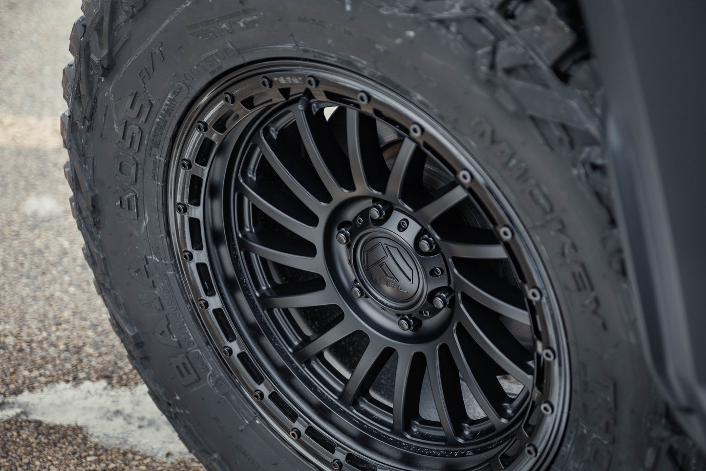 Fuel Off Road フューエルオフロード ホイール FC897 HAVOC | MATTE BLACK W/ GLOSS BLACK LIP