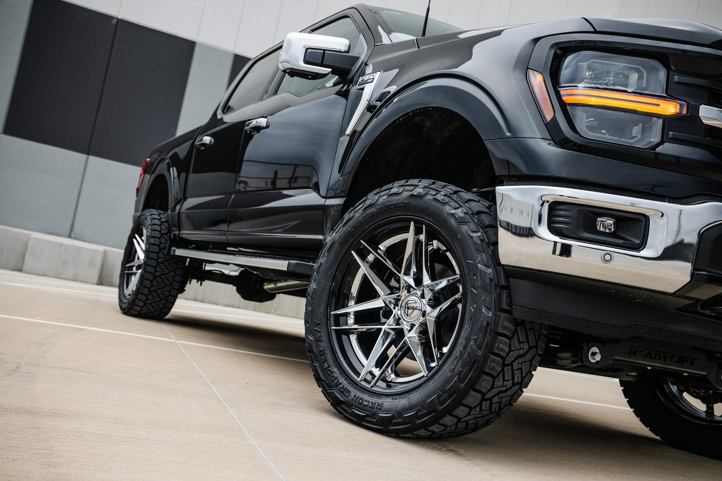Fuel Off Road フューエルオフロード ホイール FC408 FLIGHT | CHROME W/ GLOSS BLACK LIP