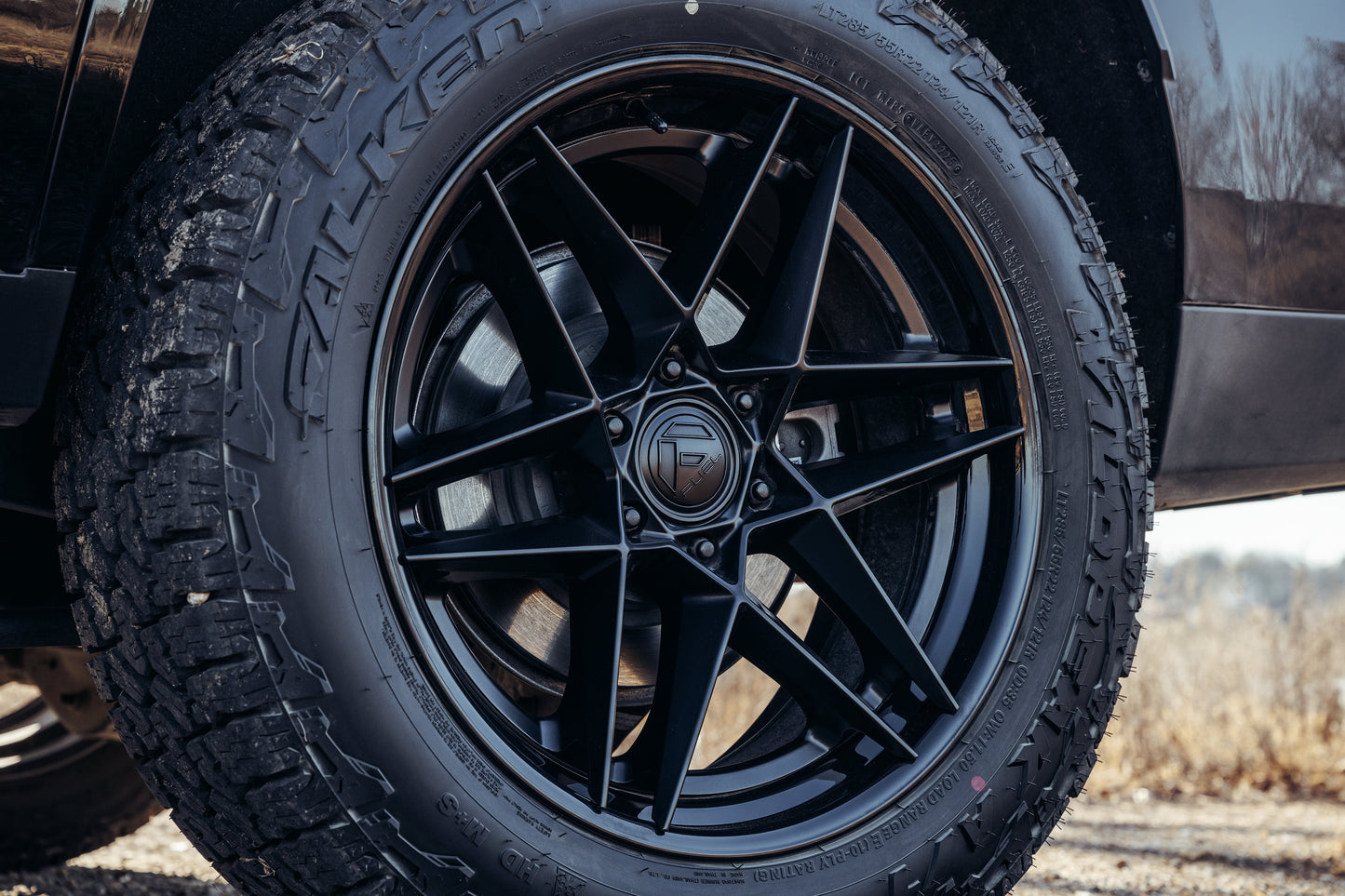 Fuel Off Road フューエルオフロード ホイール FC408 FLIGHT | MATTE BLACK W/ GLOSS BLACK LIP