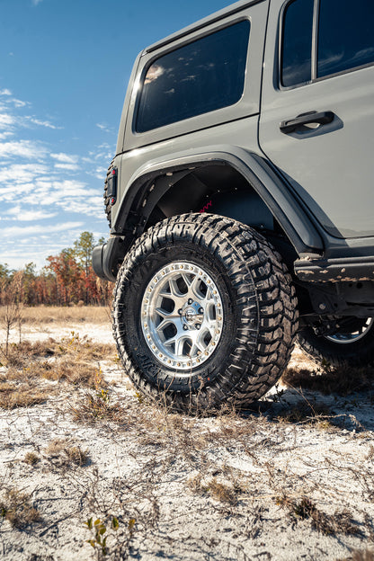 Fuel Off Road フューエルオフロード ホイール FC908 PUMA | GLOSS SILVER W/ MACHINED FACE