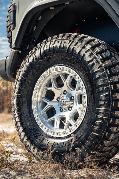 Fuel Off Road フューエルオフロード ホイール FC908 PUMA | GLOSS SILVER W/ MACHINED FACE