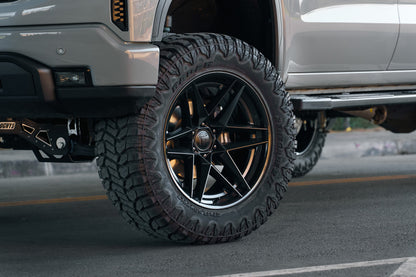 Fuel Off Road フューエルオフロード ホイール FC408 FLIGHT | MATTE BLACK W/ GLOSS BLACK LIP