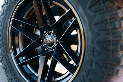 Fuel Off Road フューエルオフロード ホイール FC408 FLIGHT | MATTE BLACK W/ GLOSS BLACK LIP