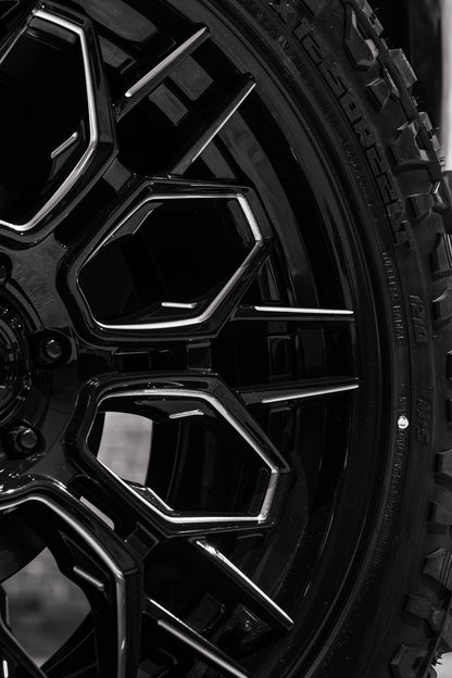 Fuel Off Road フューエルオフロード ホイール FC409 HIVE | GLOSS BLACK MILLED