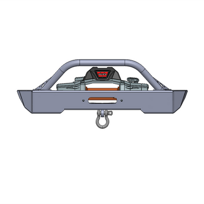 SAVVY OFFROAD サヴィーオフロード クローラー ライト アルミニウム フロントバンパー フープあり (JK)