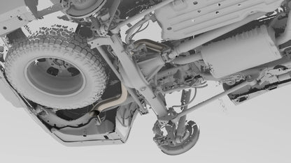 NYTOP Titanium アクスルダンプエキゾースト (ランンクル250/GX550用)