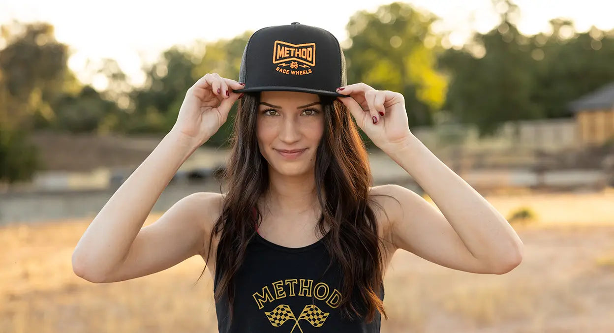 Method メソッド Recharged Flatbill Trucker Hat Snapback Black