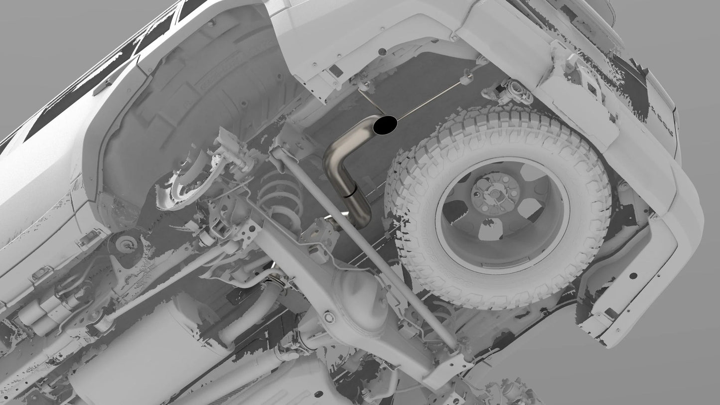 NYTOP Titanium アクスルダンプエキゾースト (ランンクル250/GX550用)