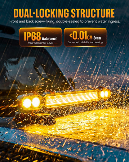 NOVSIGHT HALO Pro Series 20インチ LEDライトバー (ダイナミックDRL搭載)