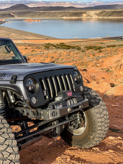 Hepta MFG フロント ハイクリアランス フレームチョップ バンパー (JK/JL/JT)