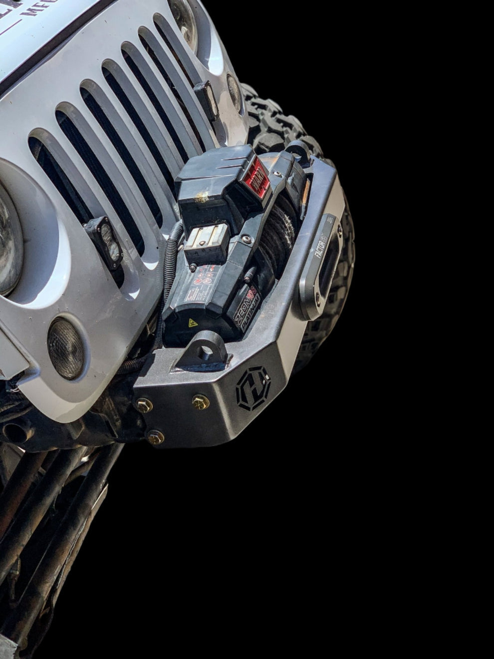 Hepta MFG フロント ハイクリアランス フレームチョップ バンパー (JK/JL/JT)