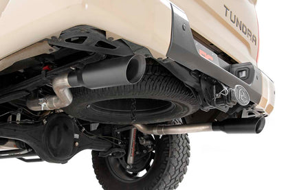 Rough Country パフォーマンス キャットバック エキゾースト マフラー 4.6L/5.7L V8 (2nd タンドラ)