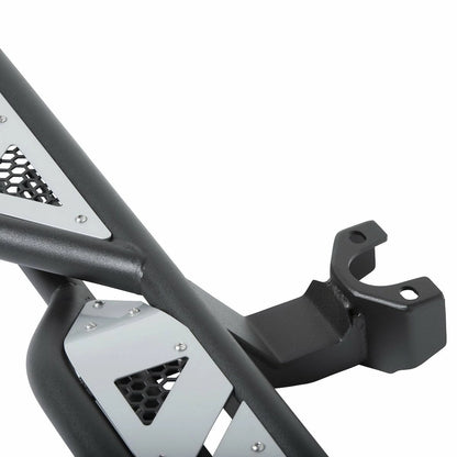 Smittybilt スミティビルト Apollo Rock Sliders with Stepsアポロ ロックスライダー ステップ (JLラングラー)