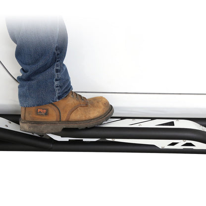 Smittybilt スミティビルト Apollo Rock Sliders with Stepsアポロ ロックスライダー ステップ (JLラングラー)