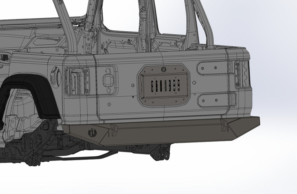 Hepta MFG リア ハイクリアランスバンパー (JL)